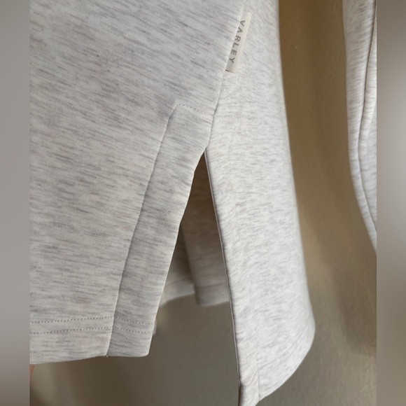 Varley Larson Ivory Marl Half-Zip Sweater - Picture 13 of 16